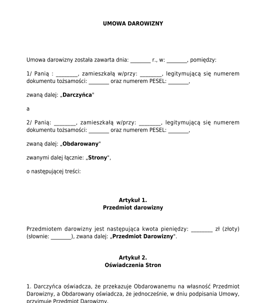 Darowizna
